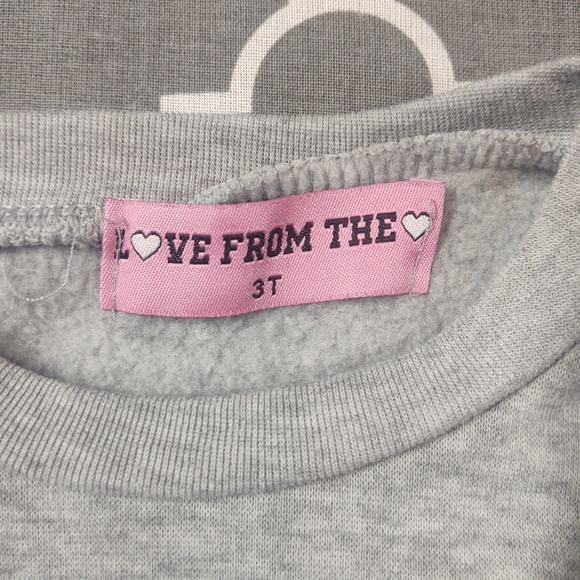 Toddlers pullover sweater, gray - Picture 3 of 3